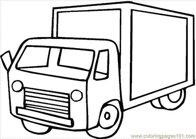 650x464 Truck Coloring Page 08 Coloring Page