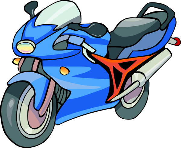 600x489 Motorcycle Clip Art