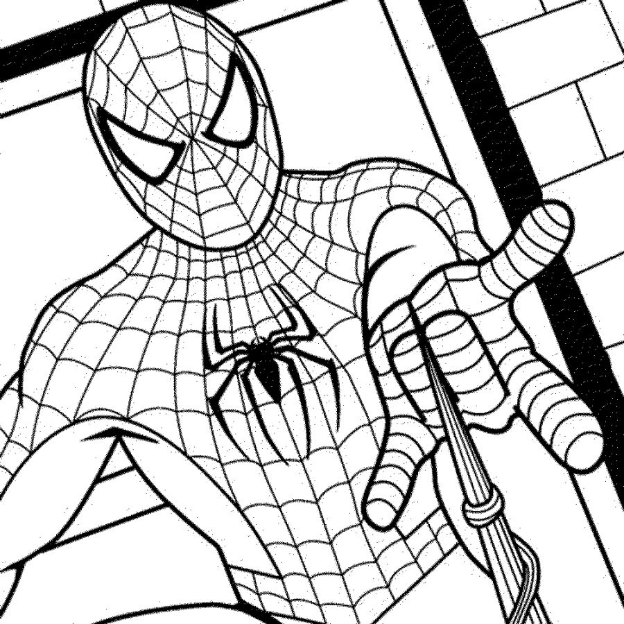 900x900 Spiderman Coloring In Pages Coloring Pages Kids