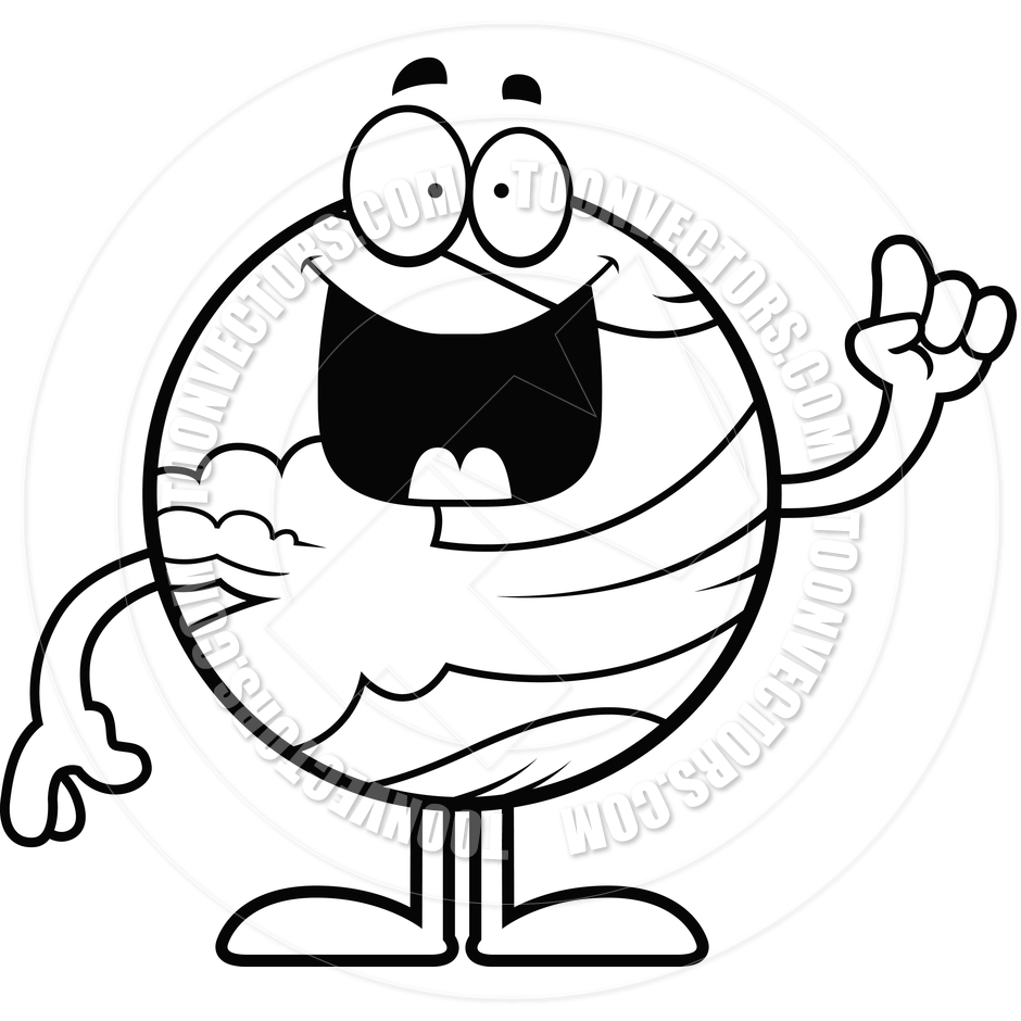 940x940 Cartoon Venus Idea (Black And White Line Art) By Cory Thoman