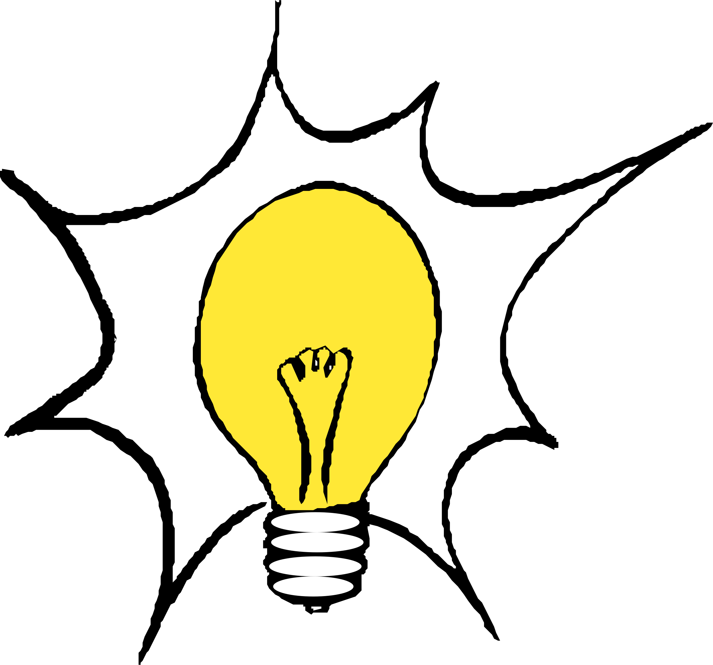 2400x2239 Lightbulb Light Bulb Clip Art