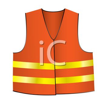 350x350 Safety Vest Like Road Crew's Wear