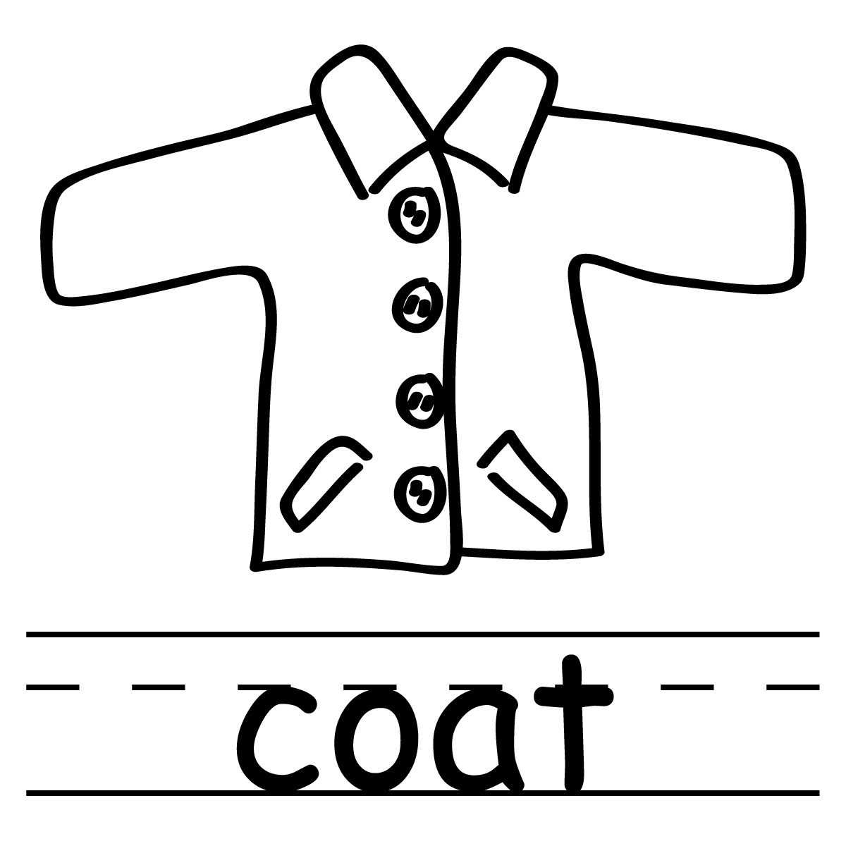 1200x1200 Jackets Outline Cliparts