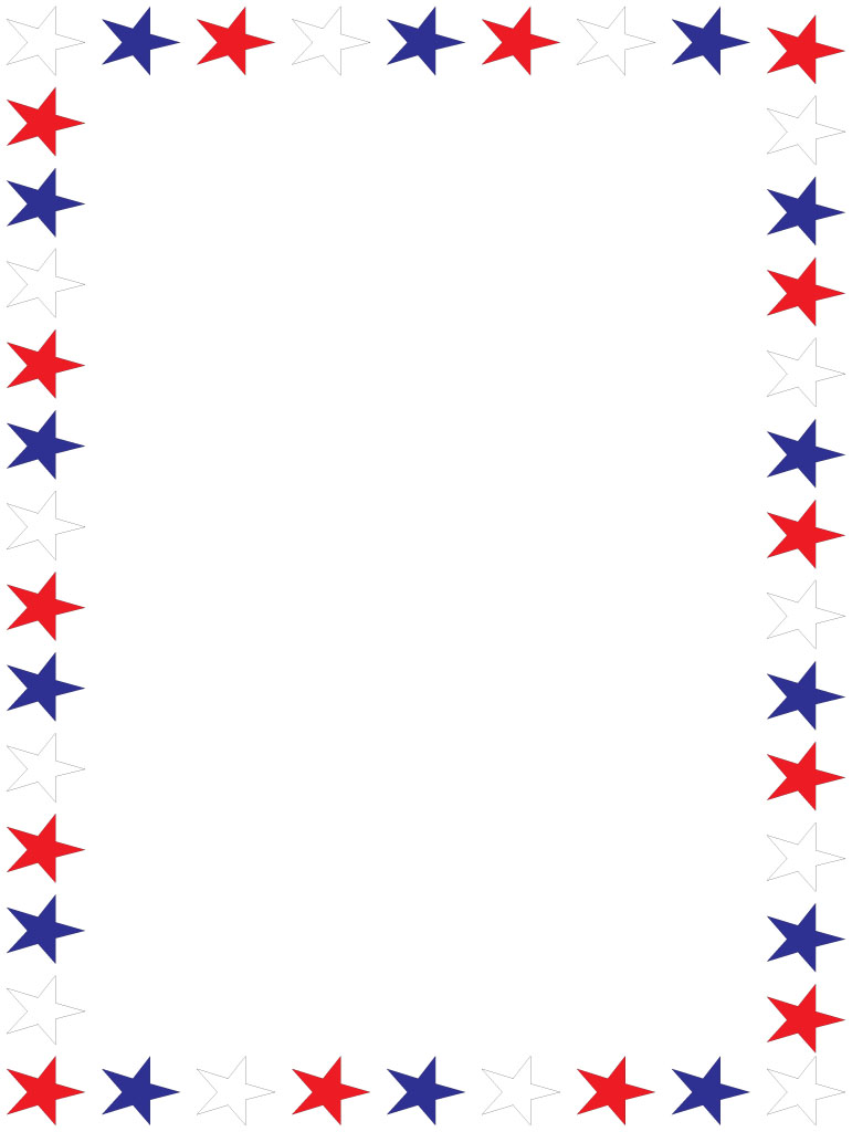 771x1024 Veterans Day Clipart Border
