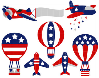 340x270 4th Of July Clip Art Etsy