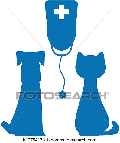 397x470 Drawing Of Symbol Of Veterinary Medicine K10754173