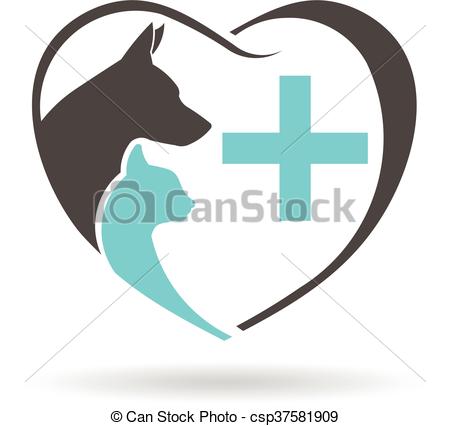 450x426 Vector Clipart Of Veterinary Logo. Vector Graphic Design