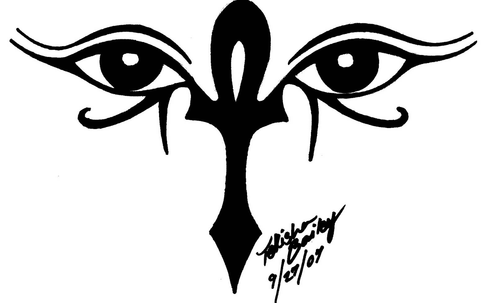 1600x980 Ankh Clipart Angel Wing