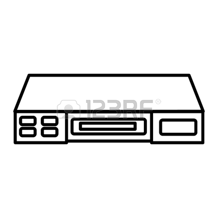 450x450 Vhs Player Isolated Icon Vector Illustration Graphic Design
