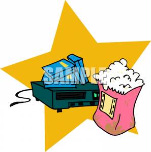 297x300 Vhs Player And A Bag Of Popcorn