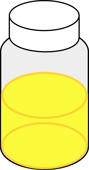 312x596 Sample Vial 20ml W Liquid Clip Art