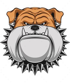 236x280 45687794 Vector Illustration Angry Bulldog Mascot Head On A White