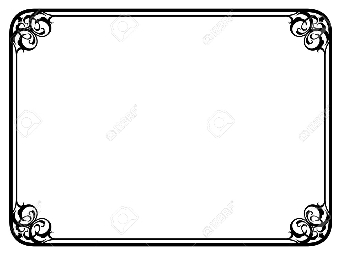 1300x973 Ornamental Border Clipart, Explore Pictures
