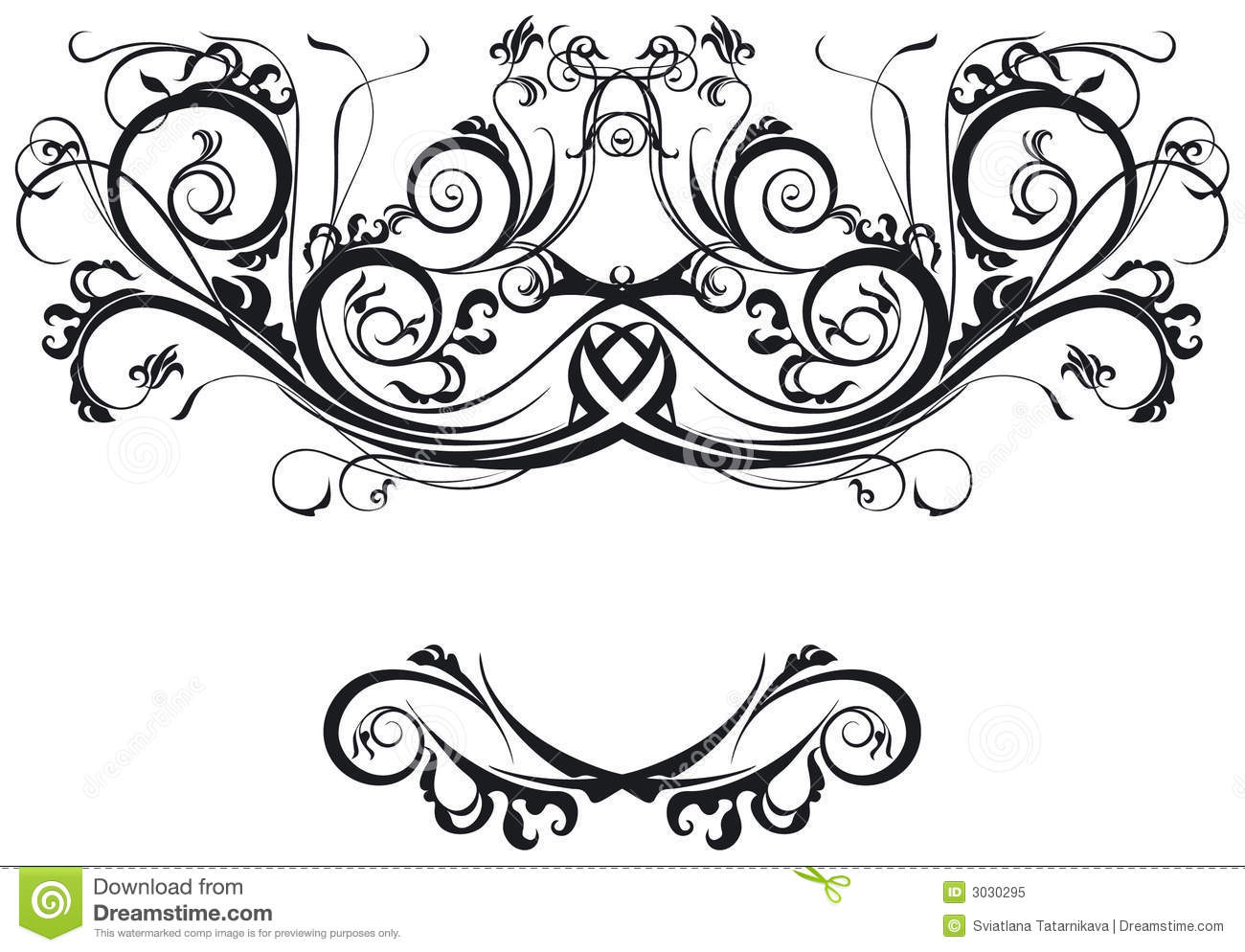1300x994 Scroll Clipart Ornate