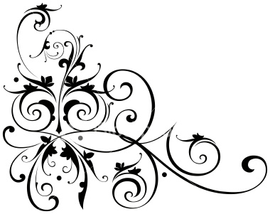 380x301 Victorian Scroll Btp Clipart