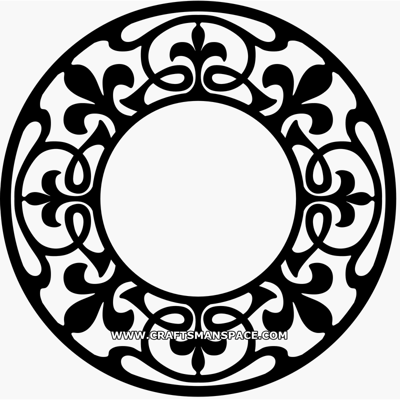800x800 Circular Scroll Saw Pattern Mdf Scroll Design