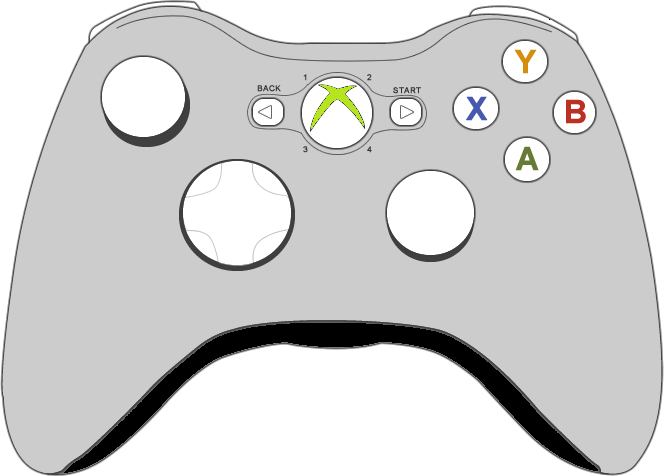 664x476 Drawn Controller Clipart