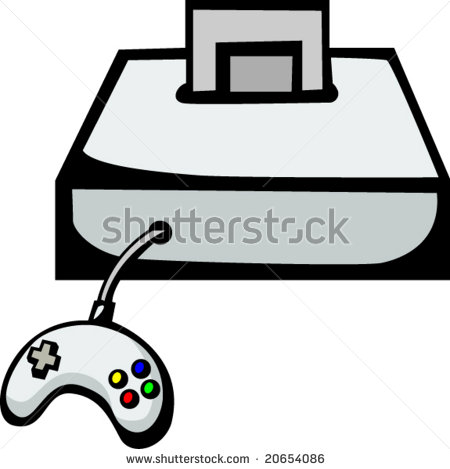 450x469 Video Console Clipart