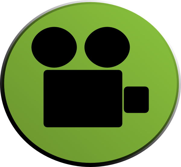 600x555 Video Camera Green Clip Art