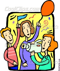 255x300 Woman With A Video Camera Vector Clip Art