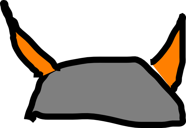 600x414 Viking Helmet Clip Art