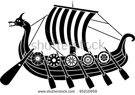 450x317 Viking Ship Clipart Black And White