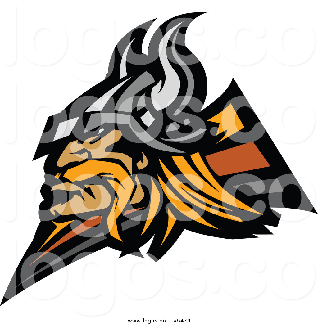 1024x1044 Royalty Free Vector Of A Logo Of A Blond Profiled Viking Warrior