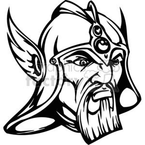 300x300 Royalty Free Viking Mascot 373032 Vector Clip Art Image