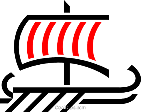 480x381 Viking Ship Royalty Free Vector Clip Art Illustration Vc025512