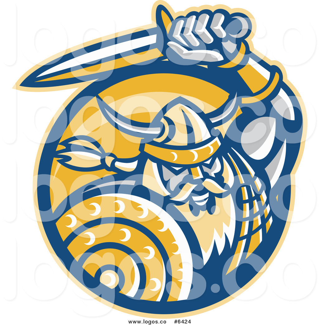 1024x1044 Royalty Free Clip Art Vector Logo Of A Viking With A Shield