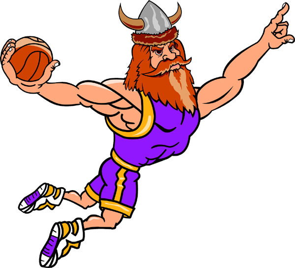 600x544 Viking Clipart Basketball