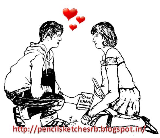 557x479 Pictures Sketch Boy Broken Heart Image,