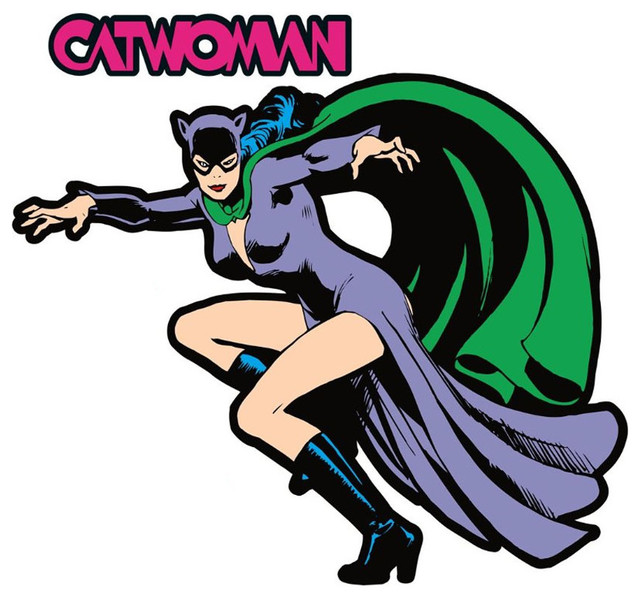 640x598 Catwoman Clipart Superhero Villain
