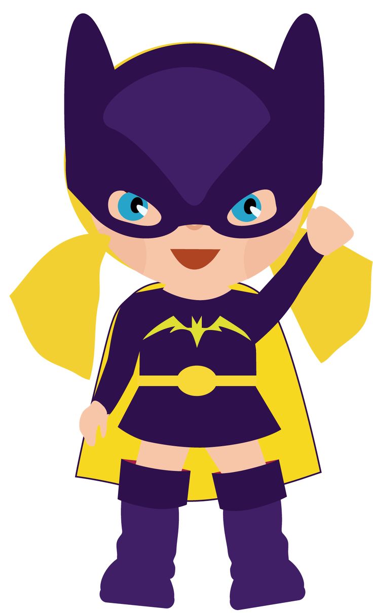 736x1209 Printable Superhero Clipart
