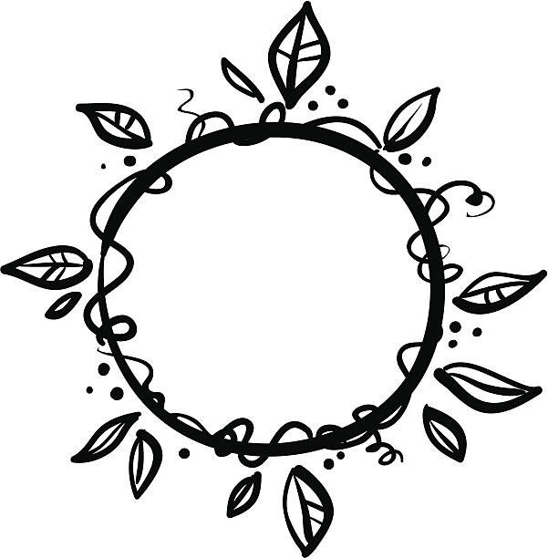 601x612 Vine Clipart Circle