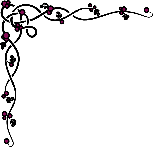 600x575 Berry Vine Clip Art