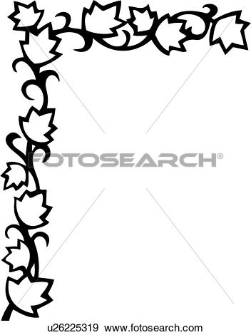 352x470 Floral Clipart Leaf Vine
