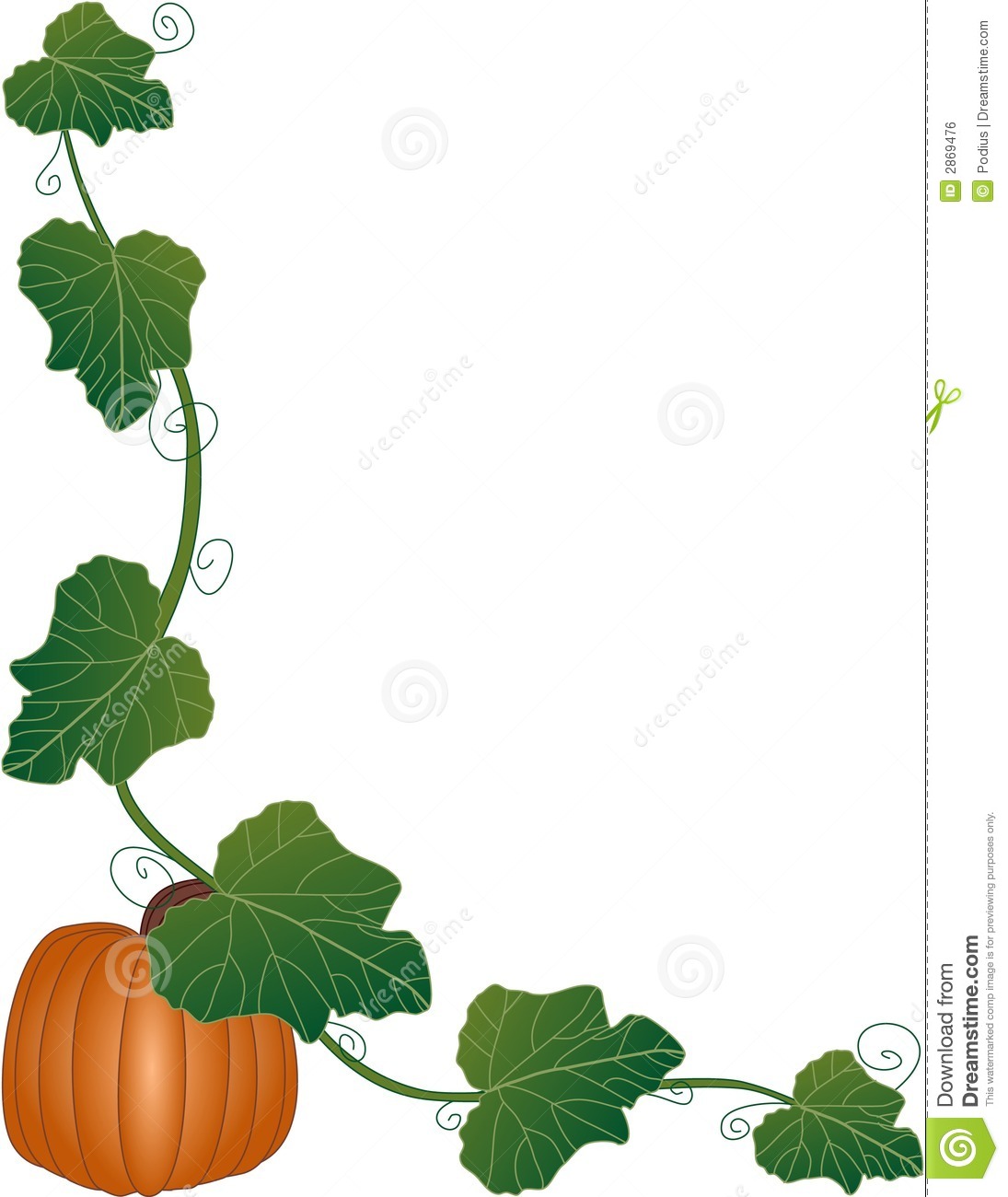 1095x1300 Pumpkin Leaves And Vines Clipart