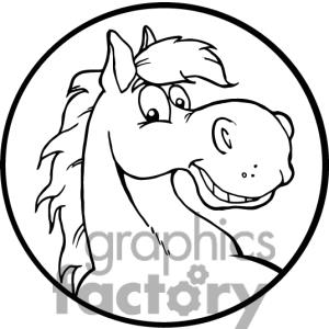 300x300 Horse Clip Art Black And White Clipart Panda