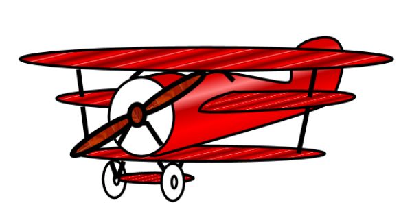 600x315 Best Vintage Airplane Clipart