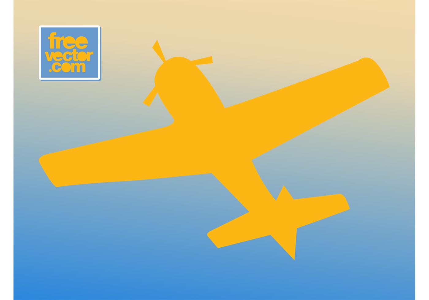 1400x980 Retro Airplane Silhouette