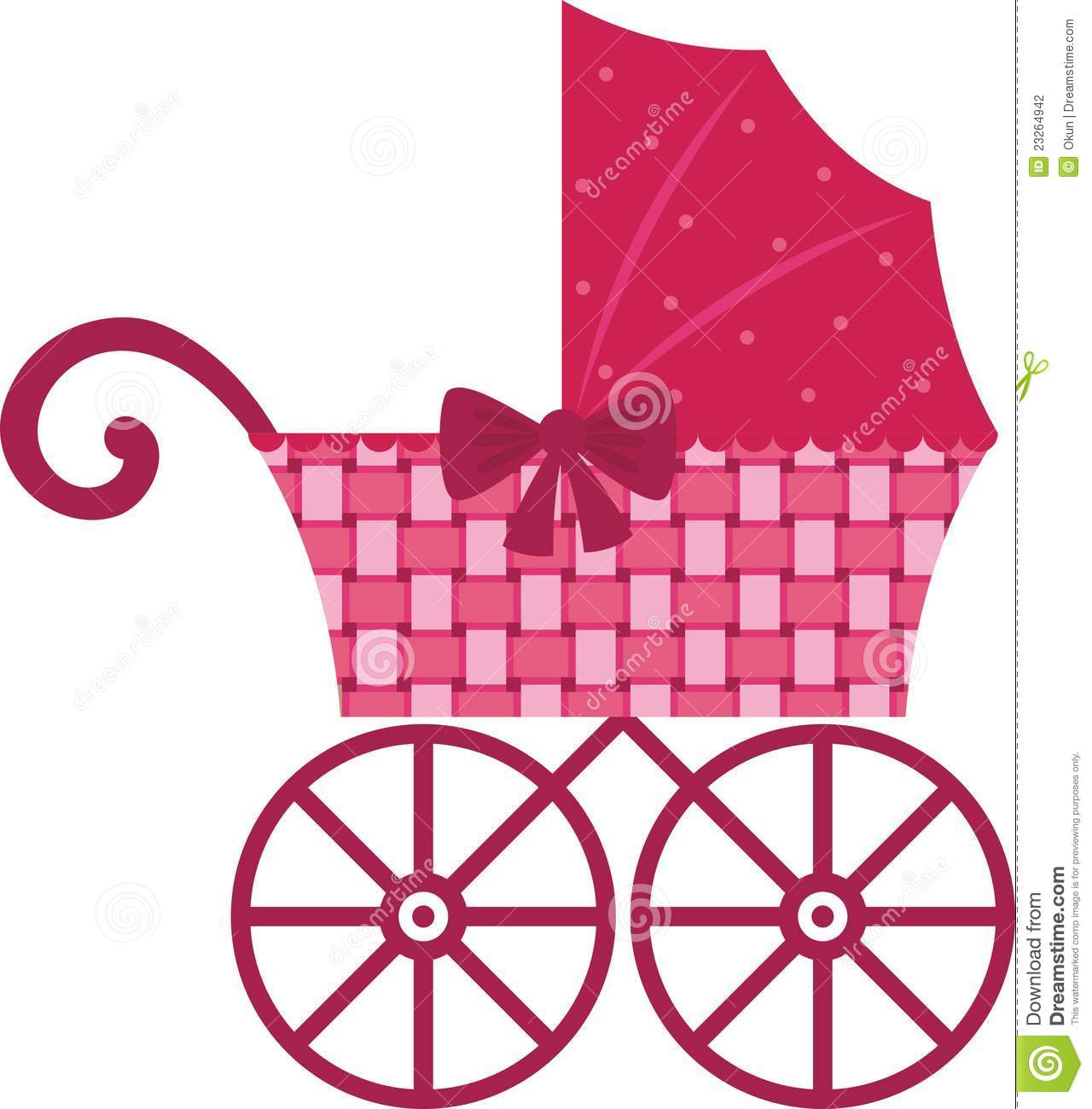 1280x1300 Vintage Clipart Stroller