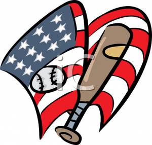 300x286 Baseball Clipart Patriotic