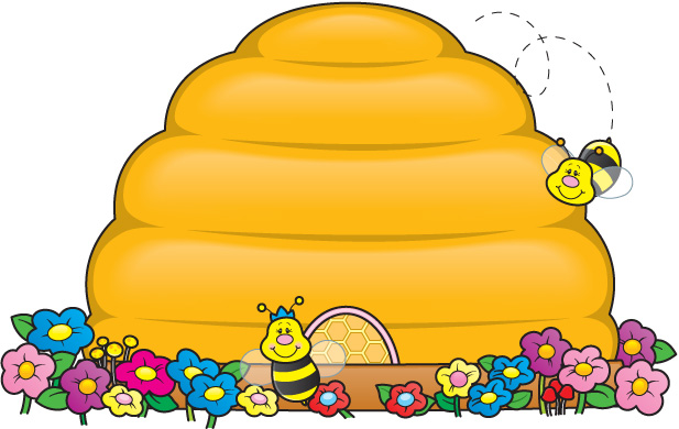 617x390 Beehive Clipart