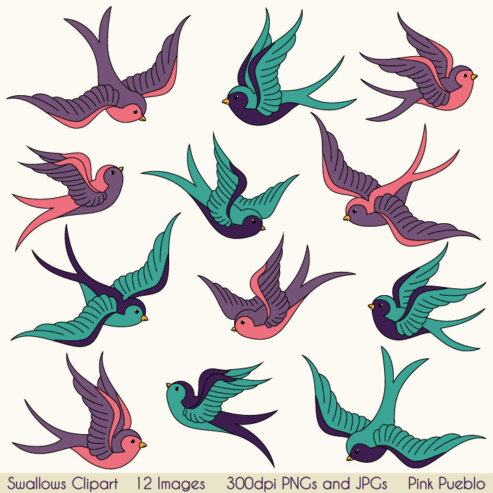 720x720 Swallows Clip Art Clipart Birds Clipart Clip Art Vintage