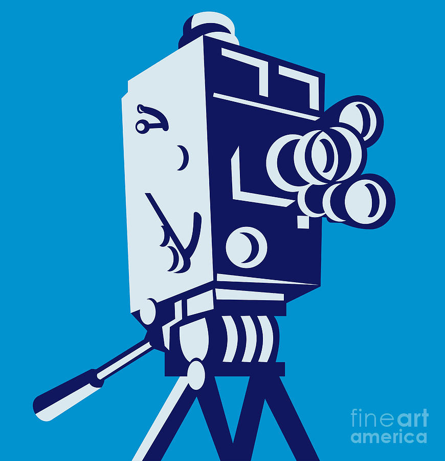 870x900 Movie Camera Vintage Film Camera Clipart Clipartfest 4