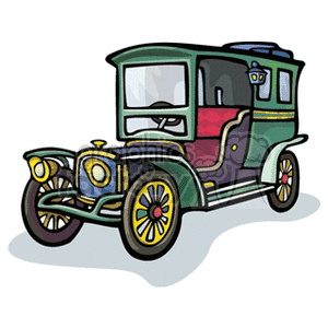 300x300 Royalty Free Antique Car 172678 Vector Clip Art Image