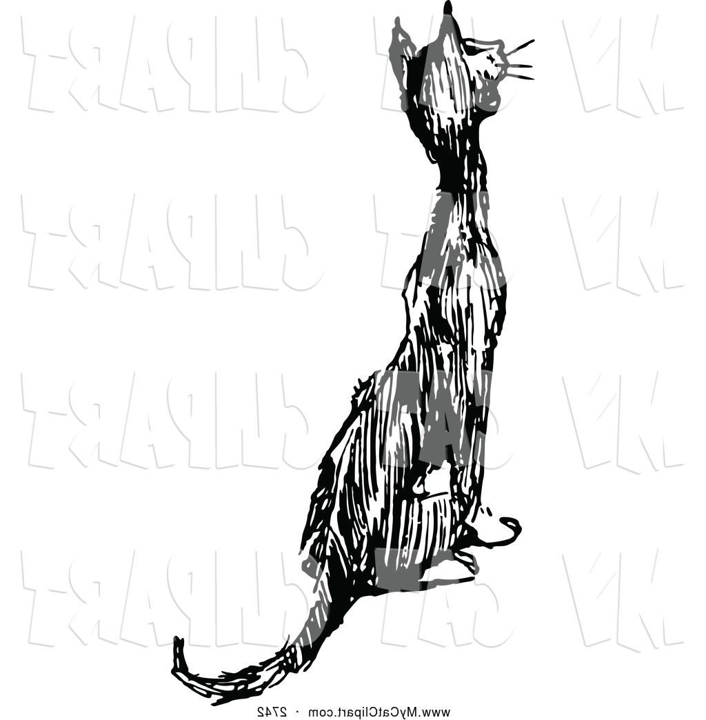 1024x1044 Best 15 Clip Art Of Black And White Cat Meowing Sitting By Prawny