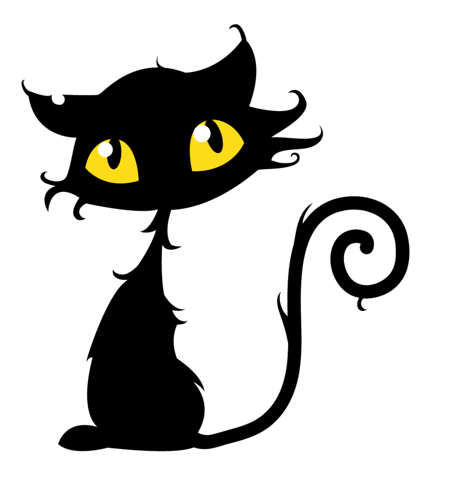 900x953 Halloween Black Cat Clipart