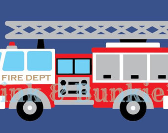 340x270 Firetruck Clipart Etsy
